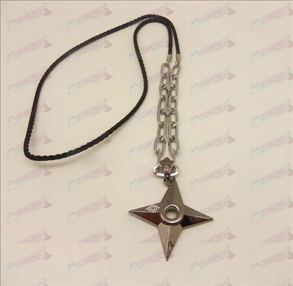 D Naruto freccette punk lunga collana (colore della pistola)