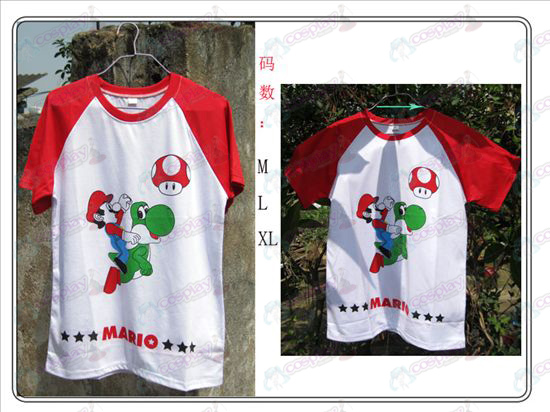 Super Mario Bros Accessori T-shirt rossa