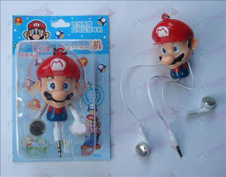 Super Mario Bros Accessori MP3 retrattile auricolare