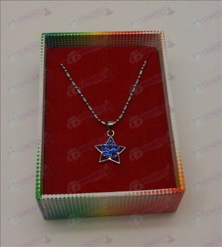 Lucky Star accessori collana di diamanti (Light Blue)
