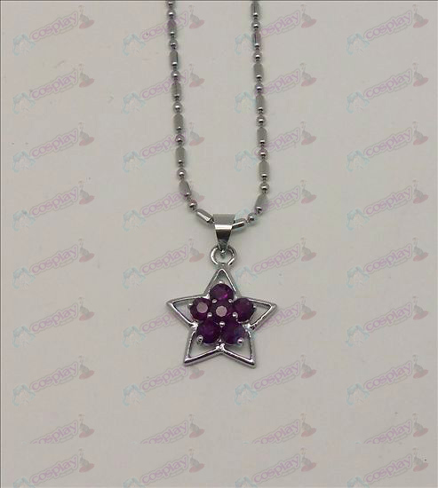Blister Lucky Star accessori collana di diamanti (Viola)