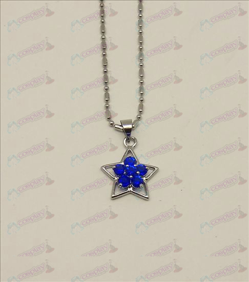 Blister Lucky Star accessori collana di diamanti (Blu)