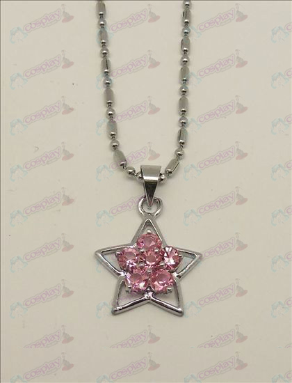 Blister Lucky Star accessori collana di diamanti (colore rosa)