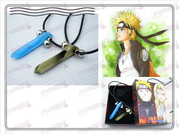 Naruto Naruto Yugen collana di coppia (blu + bronzo)