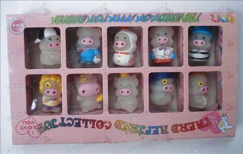 McDull maiale scatola trasparente bambola