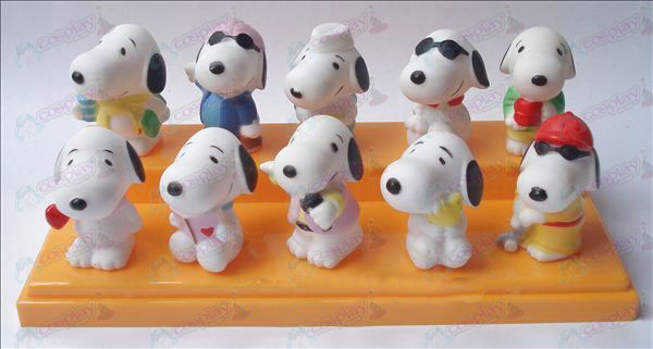 10 Snoopy stagno bambola di plastica