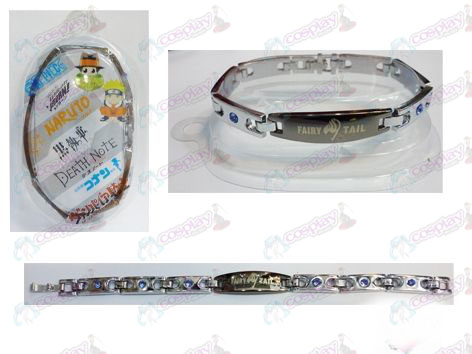 Fairy Tail Accessori in acciaio inox braccialetto di diamanti