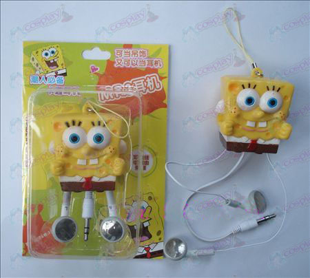 SpongeBob SquarePants Accessori retrattile MP3 auricolari (a)