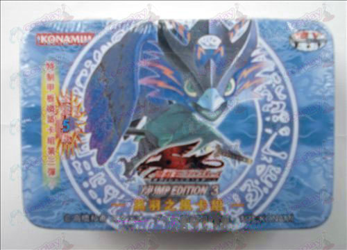 Tin Genuine Yu-Gi-Oh! Accessori Card (piuma nera gruppo scheda wind)