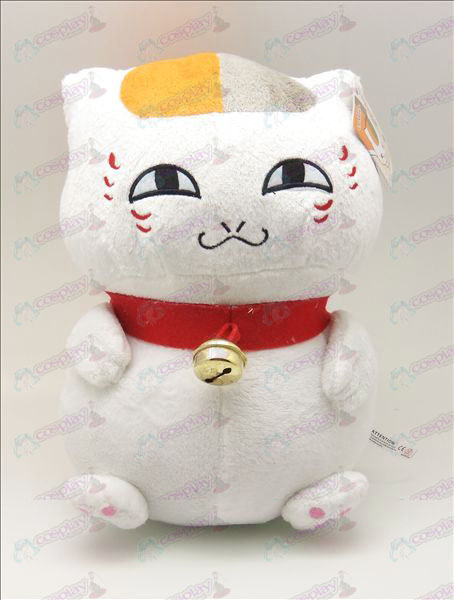 Libro di Natsume di amici Accessori maschile seduto gatto peluche (bianco) 46 centimetri