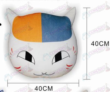 Libro di Natsume di amici Accessori Cat insegnante cuscino peluche (occhi aperti)
