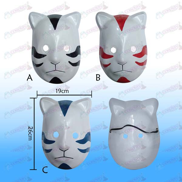 Tre colori cat maschera Naruto scuro (optional)