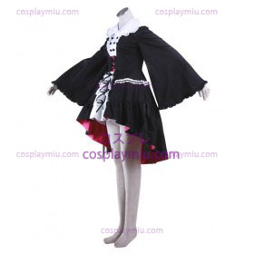 Haruhi Suzumiya Nagato Yuki Black Maid Cosplay Lolita Cosplay