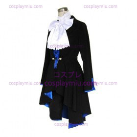 Kuroshitsuji Ciel Phantomhive Black & Blue Lolita Costumi cosplay