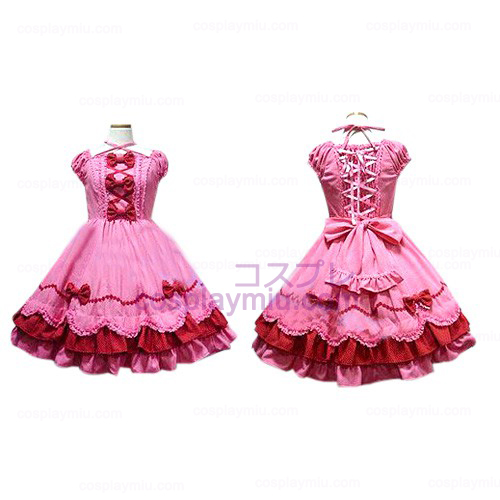Peach Bow principessa Dress Lolita Costumi cosplay
