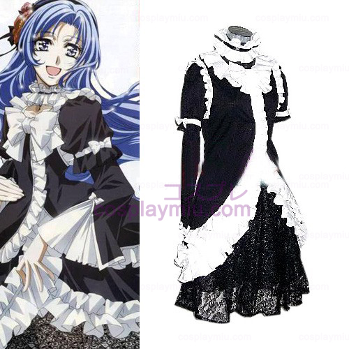 Princess Princess Black Dress Lolita Costumi cosplay
