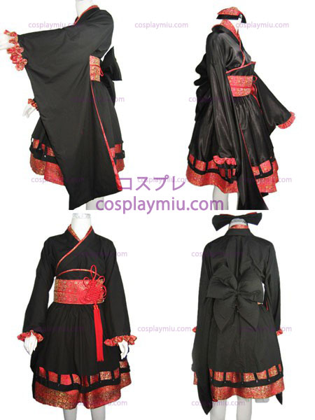 Gothic Lolita giapponese SD nero Costumi cosplay