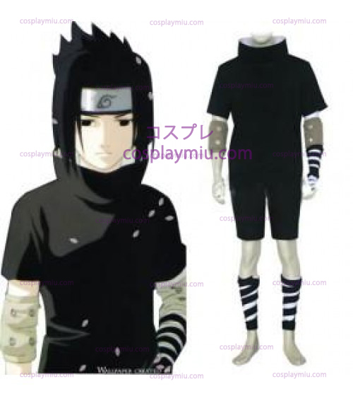 Naruto Sasuke Uchiha Costumi cosplay - Nero Capo