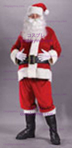 Red Santa Suit Rich Velvet più S