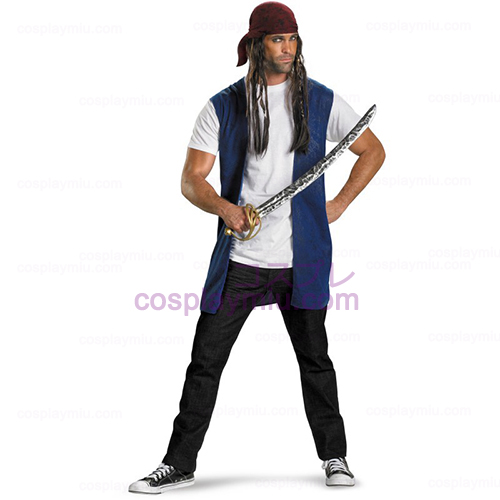 Pirati dei Caraibi - Jack Sparrow Costumi Adulto Kit