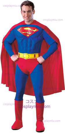 Superman Adult Muscle Dlx Grande