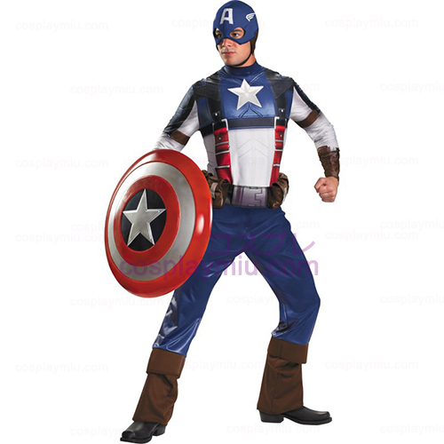 Captain America Movie - Capitan America Deluxe Costumi Adulto