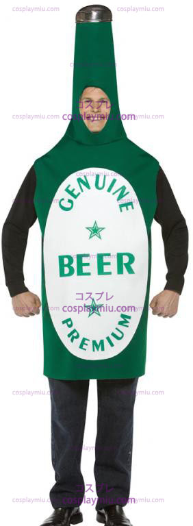 Verde bottiglia di birra Costumi