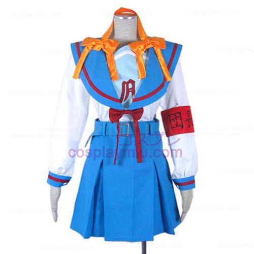 Uniforme Asahina Mikuru Costumi cosplay di Haruhi Suzumiya ragazza