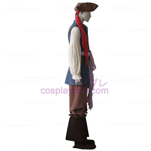 Pirati dei Caraibi Capitano Jack Sparrow Costumi cosplay