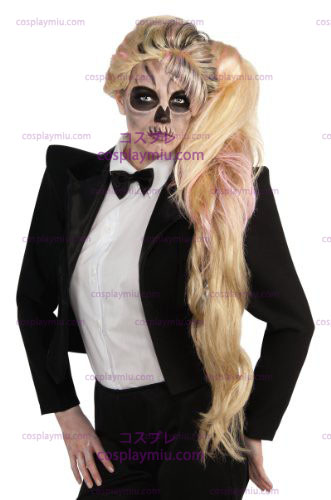 Lady Gaga parrucca coda di cavallo laterale (Adulto) per adulti