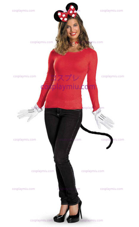 Red Minnie Mouse Kit di costumi per adulti