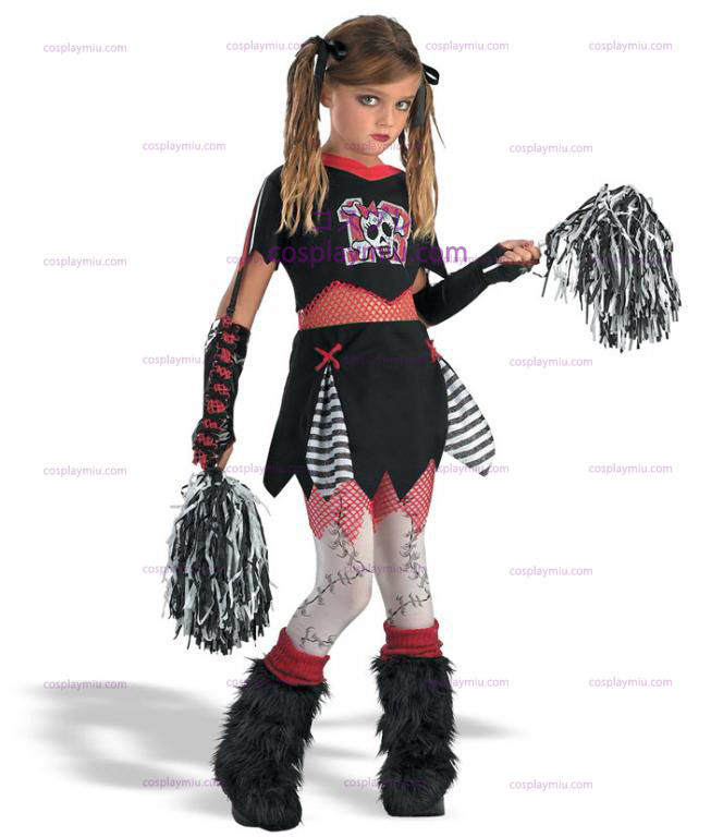 Goth Cheerleader Costumi Bambino
