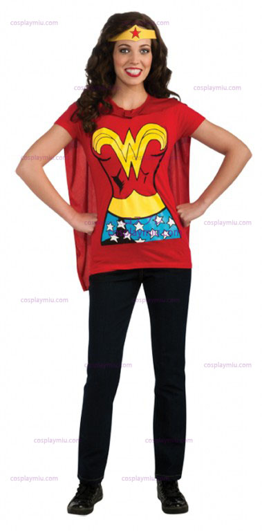 Wonder Woman adulti Camicia Costumi