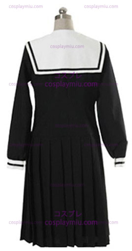 Maniche lunghe Abito nero School Uniform