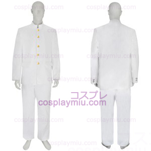 School Uniform giapponese Bianco Mens