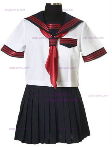 Maniche corte Sailor School Uniform Cosplay