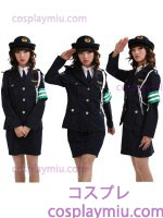 Handsome Lady Police Uniform Costumi