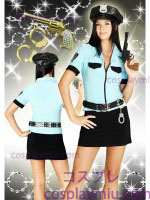 Sexy Miama Nylon Smalto Lady Police Costumi