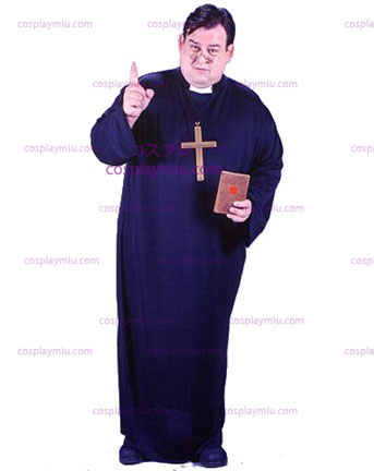 Mens Plus Size Costumi Priest