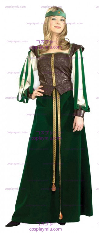 Verde Maid Marian Costumi Adulto