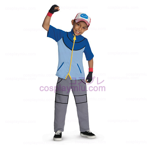 Pokemon - Ash Ketchum Costumi Bambino