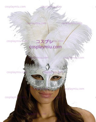 Maschera di Carnevale Big Piuma Wt / Sv
