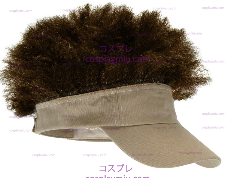 Adult Visiera con Tan Brown Afro