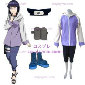 Naruto Shippuden Hinata Hyuga Costumi cosplay e accessori set