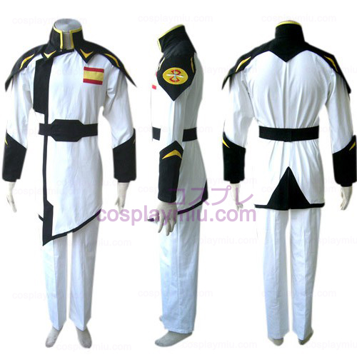 Gundam Seed Lyzak Jule Bianco uniforme Costumi cosplay