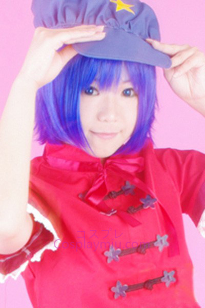 Touhou progetto Miyako Yoshika Blu scuro parrucca