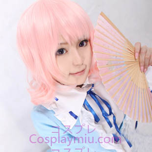Touhou progetto Saigyouji Yuyuko Light Pink Wig