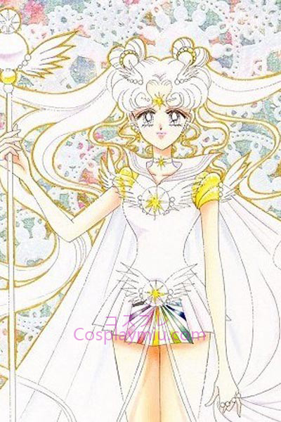 Sailor Moon Usagi Tsukino Sailor Moon Argento lunga parrucca di Cosplay